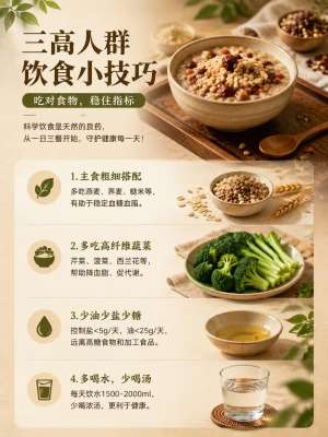 三高防治式与生活方式的关系大揭秘