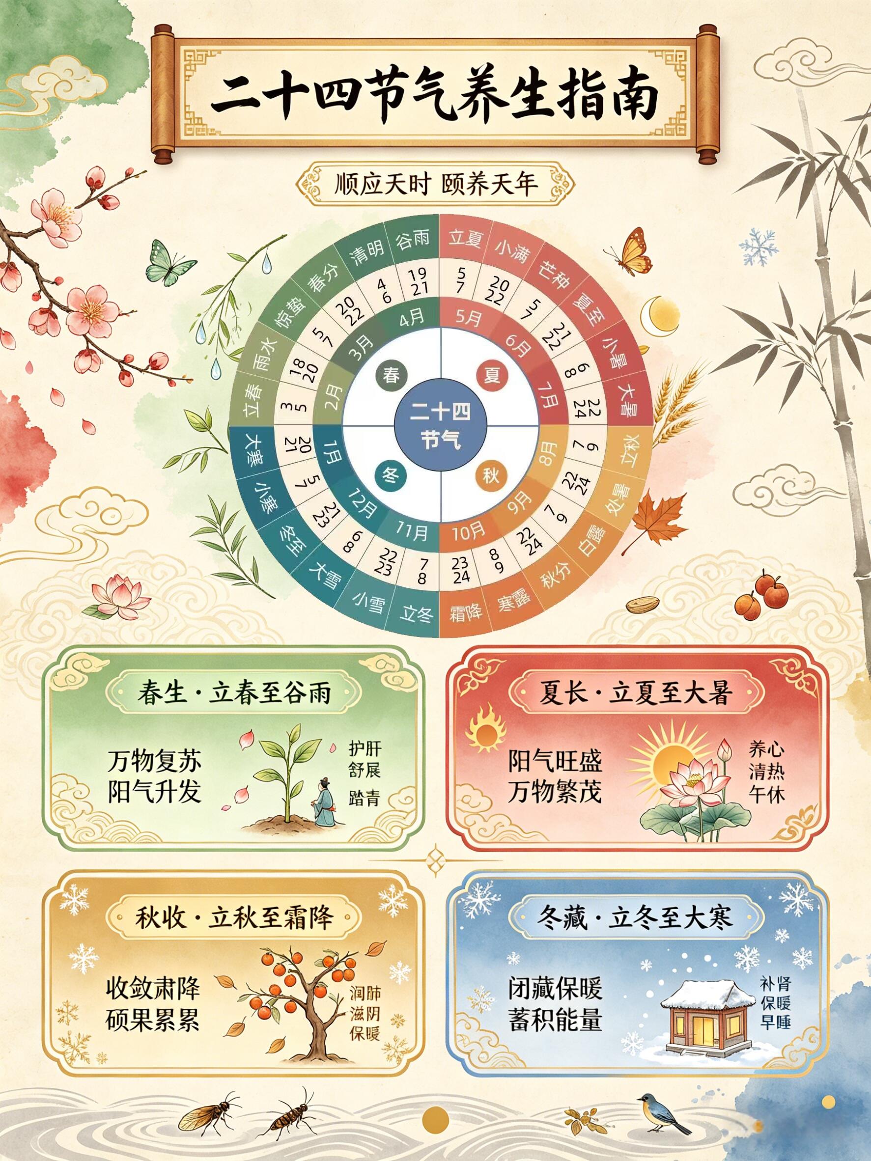 中医养生之道：24节气指南的奥秘与智慧