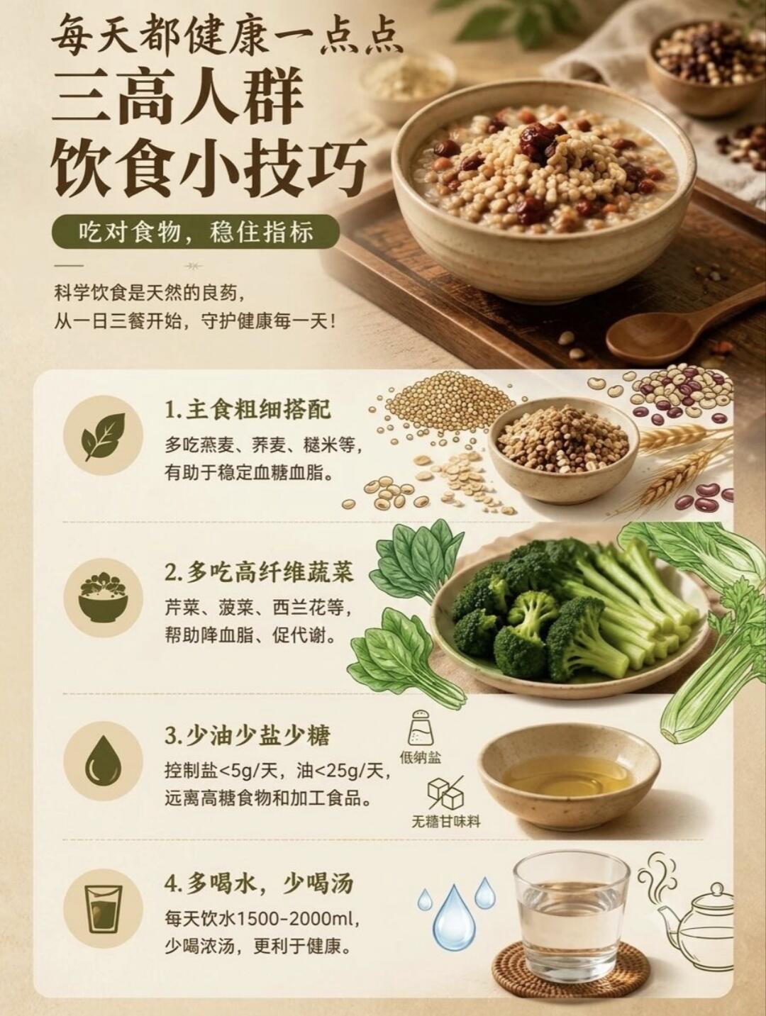 三高防治报告与生活方式的关系大揭秘