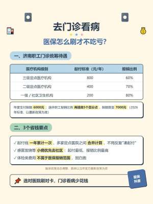 医保专业门诊统筹最新调整，这些变化要知道