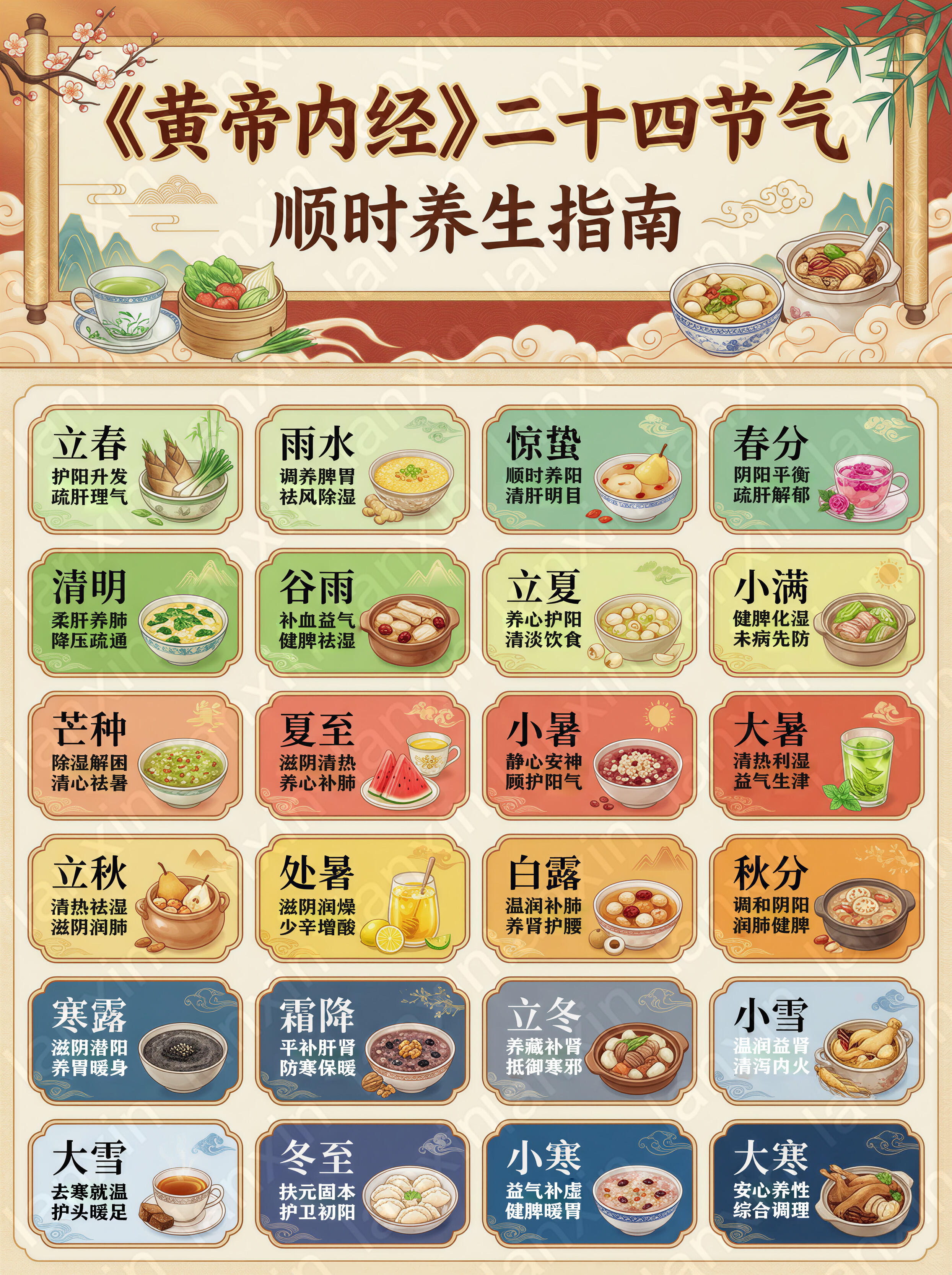 养生达人都在做的24节气模式，你学会了吗？