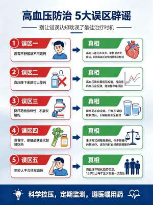 三高防治汇总的认知误区，很多人都错了