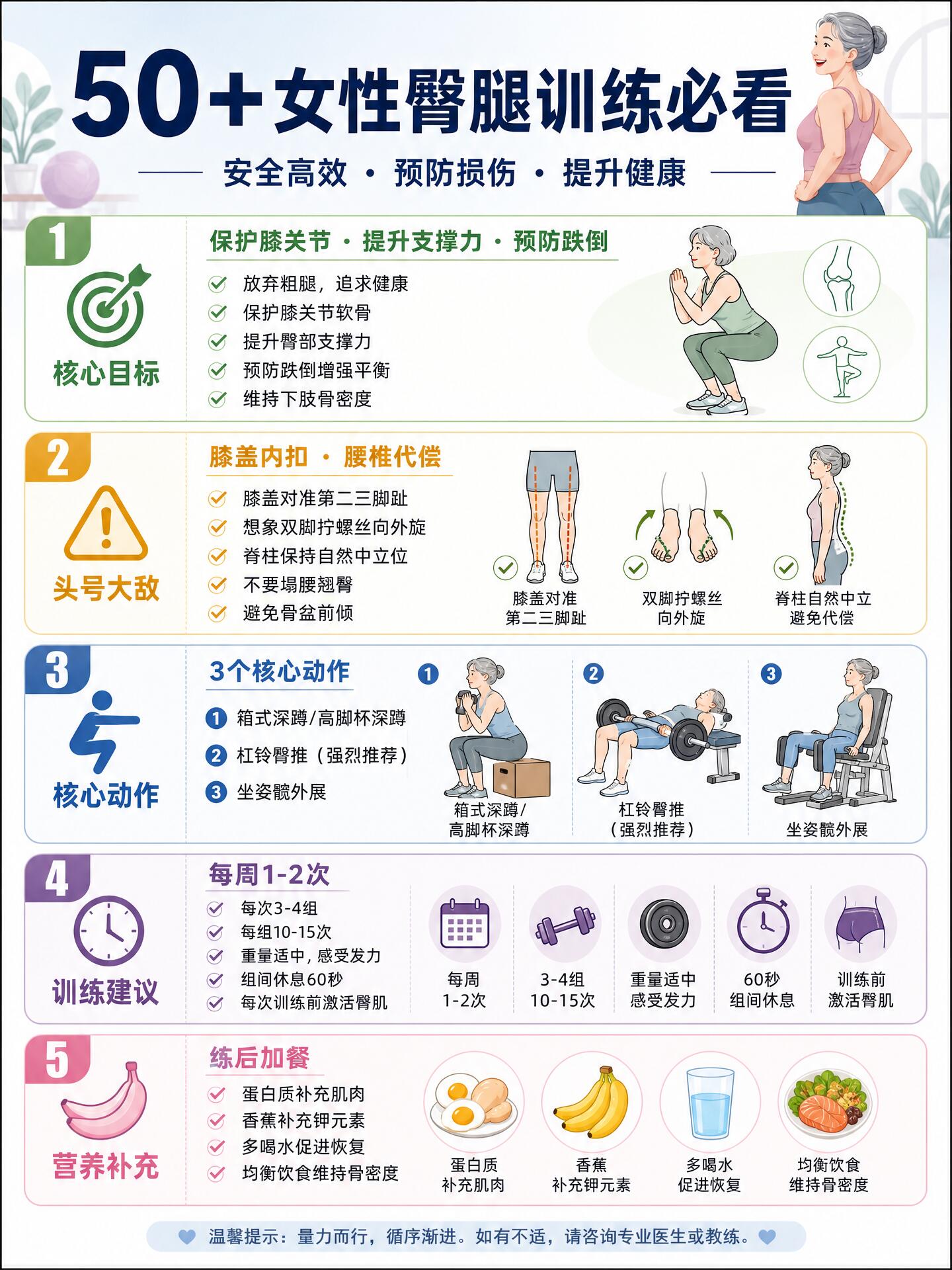 中老年人群如何安全进行专家居家健身？